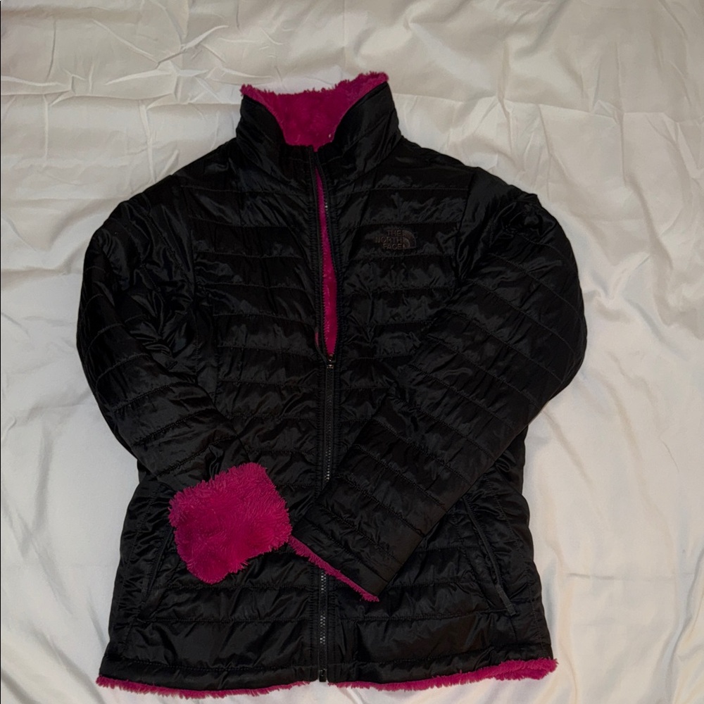 Black Jacket with Pink Lining